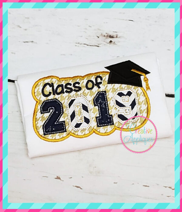 Class of 2019 Applique - Image 2