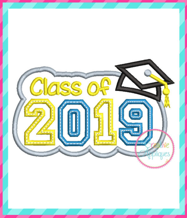 Class of 2019 Applique - Image 3