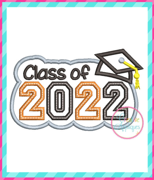 Class of 2022 Applique - Image 2