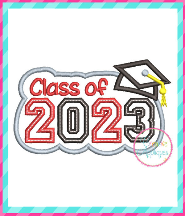 Class of 2023 Applique - Image 2