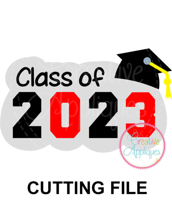 Class of 2023 Cutting File SVG DXF EPS