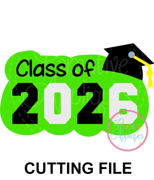 Class of 2026 Cutting File SVG DXF EPS