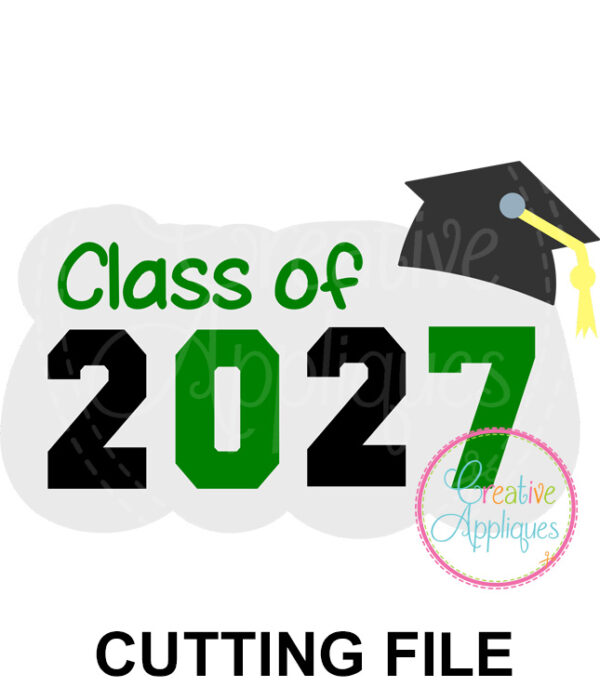 Class of 2027 Cutting File SVG DXF EPS