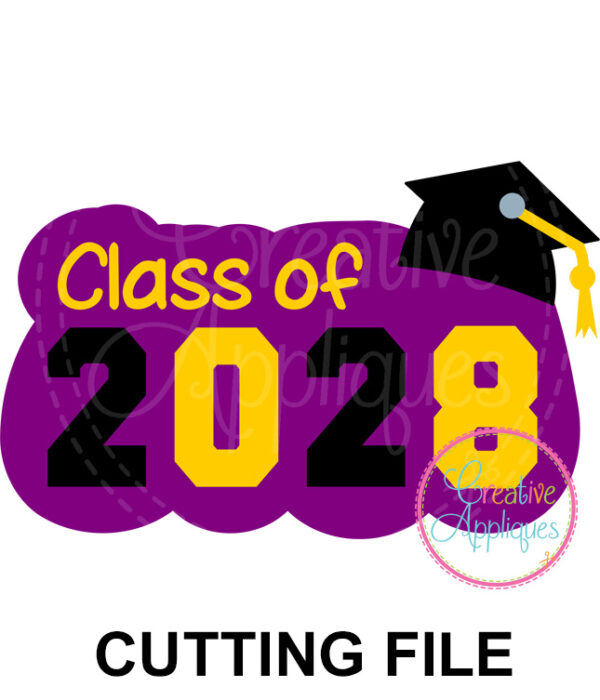 Class of 2028 Cutting File SVG DXF EPS