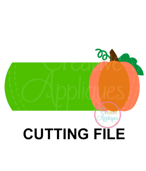 Pumpkin Frame Cutting File SVG DXF EPS