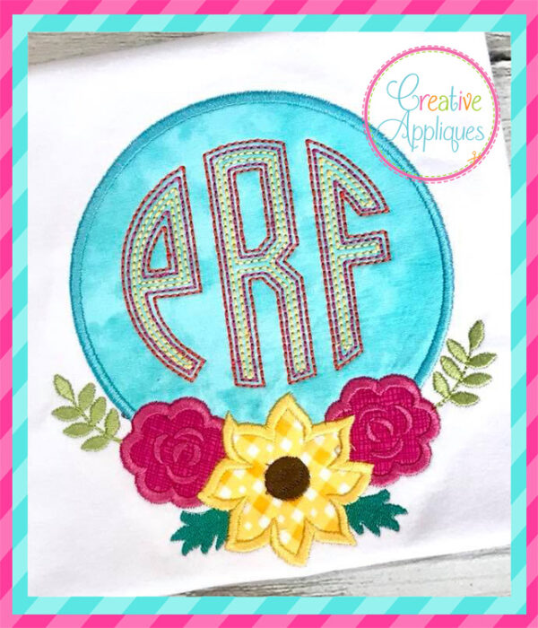 Fall Monogram Applique Frame