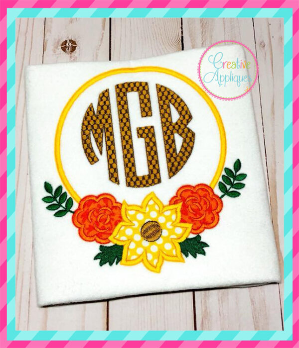 Fall Monogram Applique Frame - Image 4