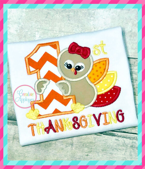 STORE PURCHASE - Thanksgiving Bundle Applique - Image 3