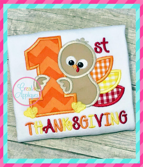 STORE PURCHASE - Thanksgiving Bundle Applique - Image 2