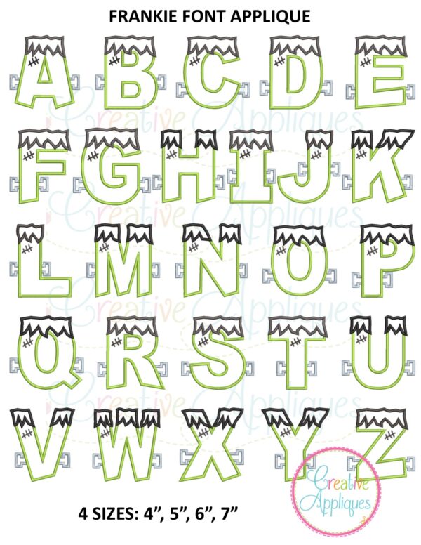 Frankie Applique Alphabet - Image 2