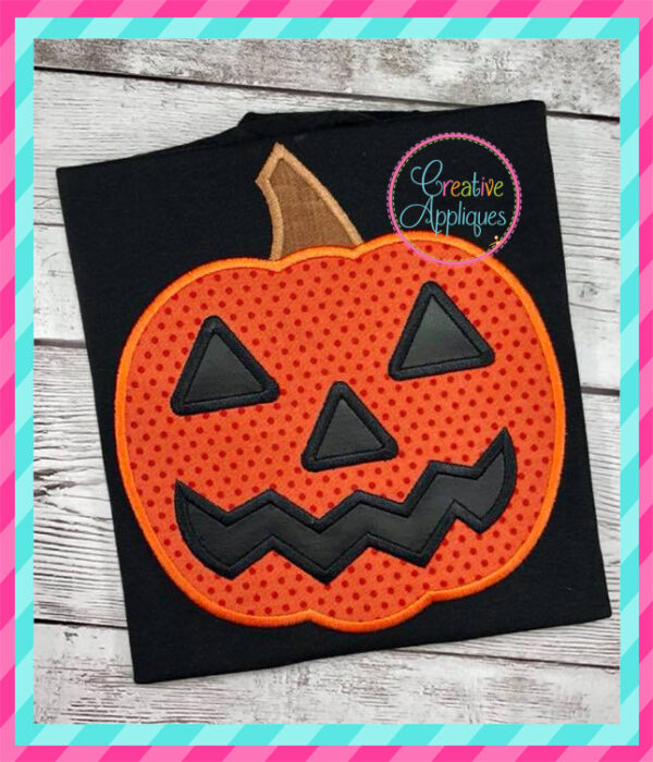 Jack-o-lantern Applique