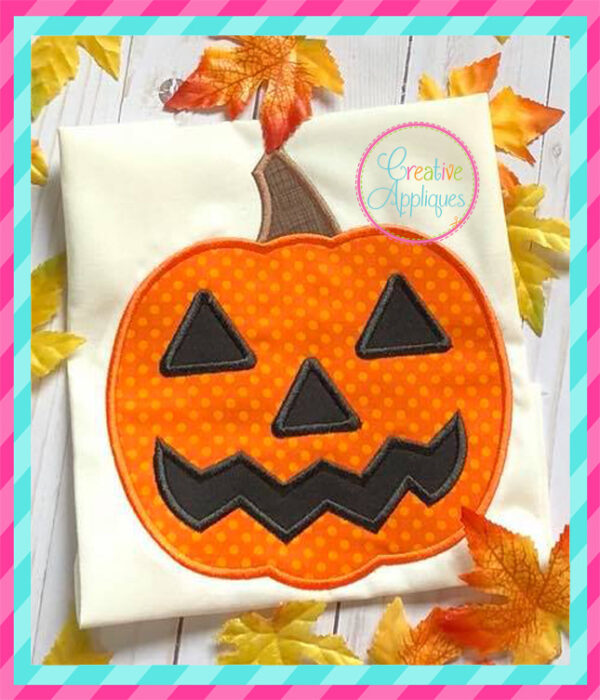 Jack-o-lantern Applique - Image 2