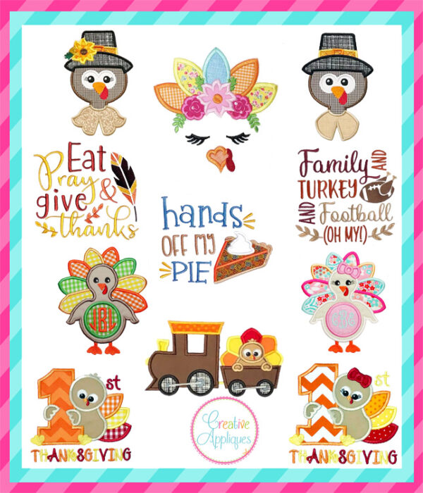 STORE PURCHASE - Thanksgiving Bundle Applique