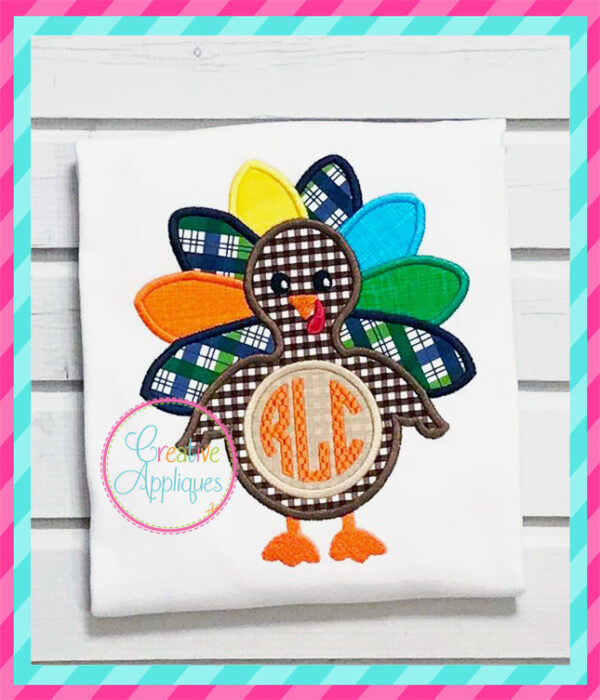 Turkey Monogram Applique - Image 2