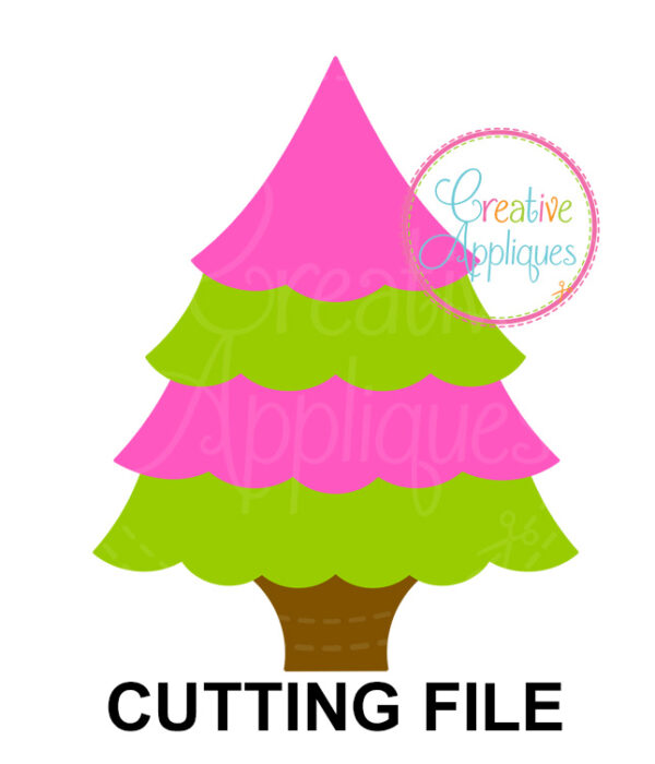 Christmas Tree Cutting File SVG DXF EPS