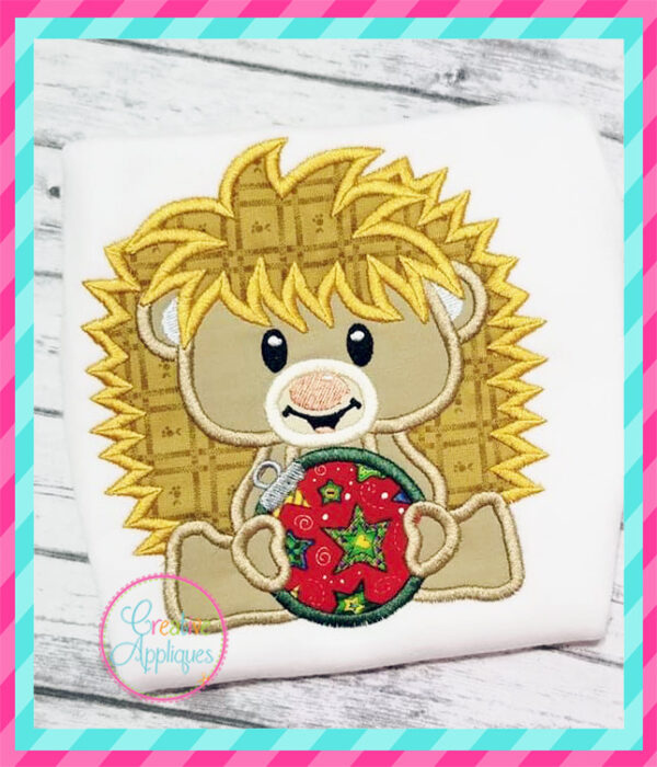 Hedgehog Ornament Applique - Image 4