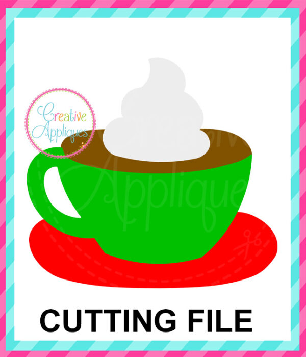 Hot Chocolate Cutting File SVG DXF EPS