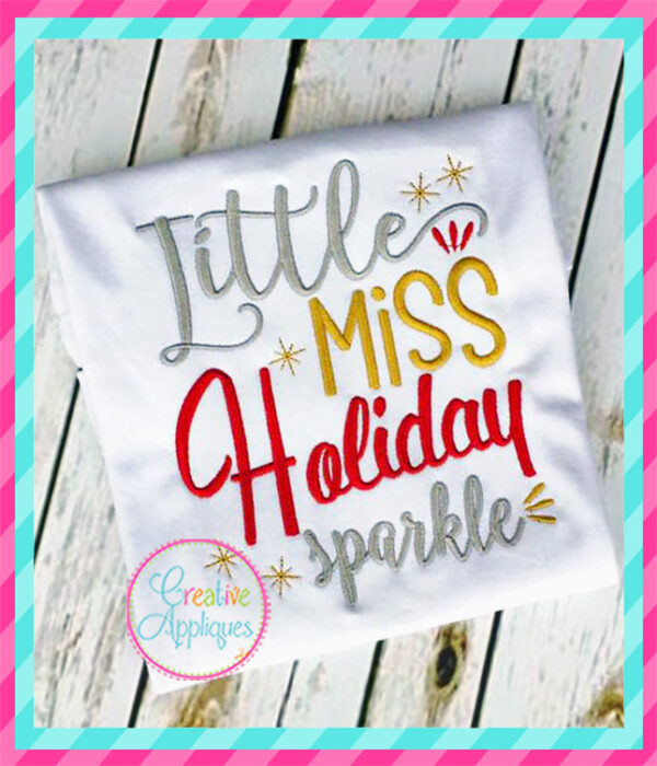 Little Miss Holiday Sparkle