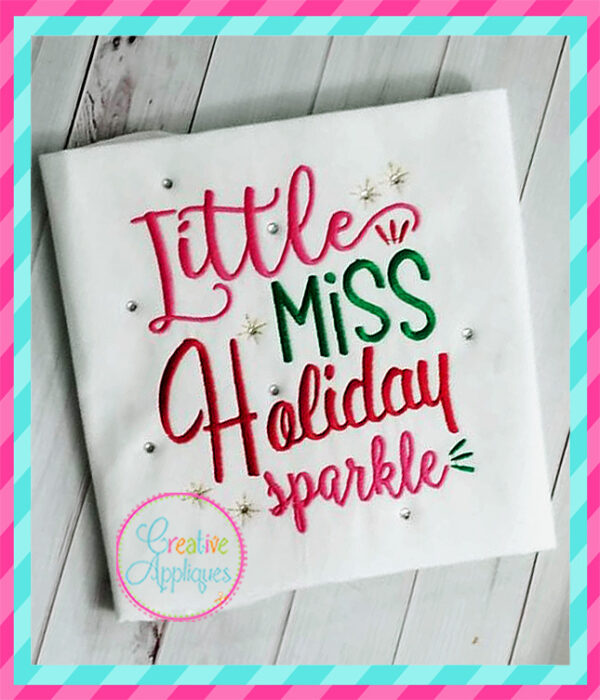 Little Miss Holiday Sparkle - Image 3