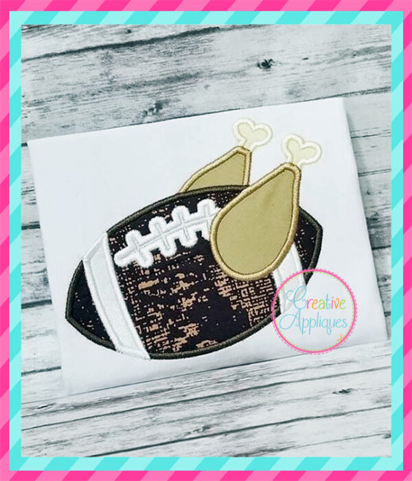 Turkey Football Applique - Image 6