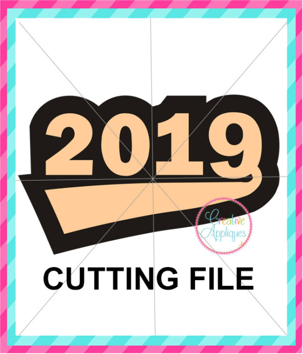 2019 Swoosh Cutting File SVG DXF EPS