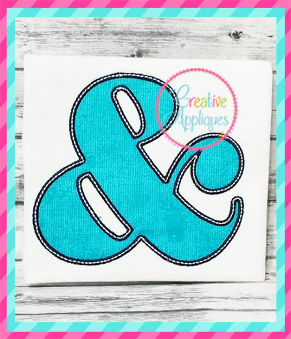 Ampersand Applique - Image 2