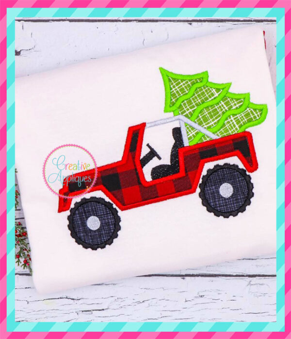 Jeep Tree Applique