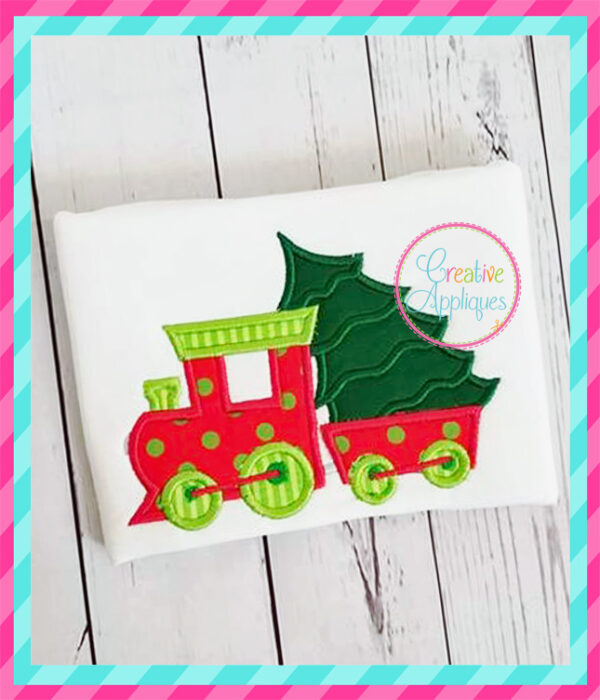 Train Tree Applique - Image 6