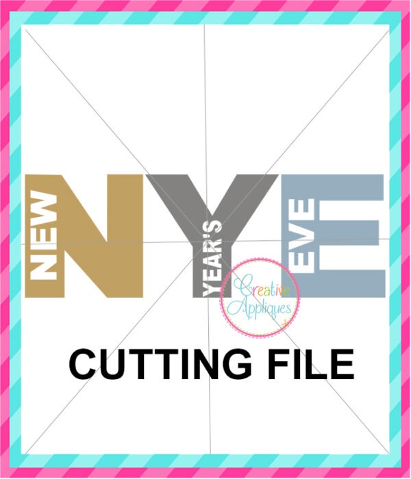 New Year's Eve Cutting File