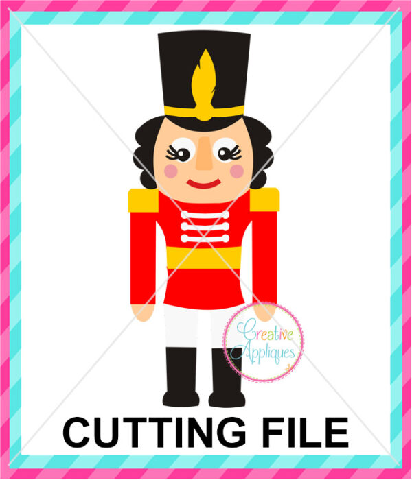 Girl Nutcracker Cutting File SVG DXF EPS