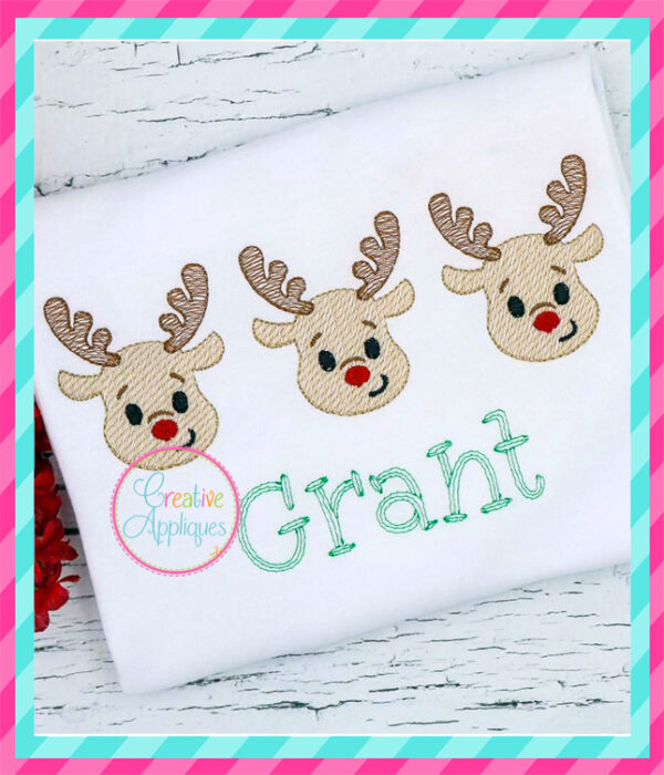 Sketch Stitch Christmas Embroidery Set - Image 4