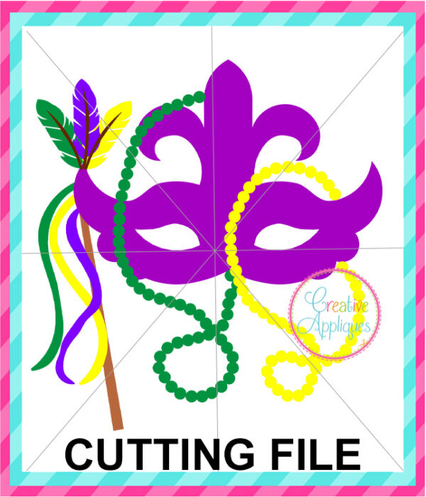 Mardi Gras Mask Cutting File