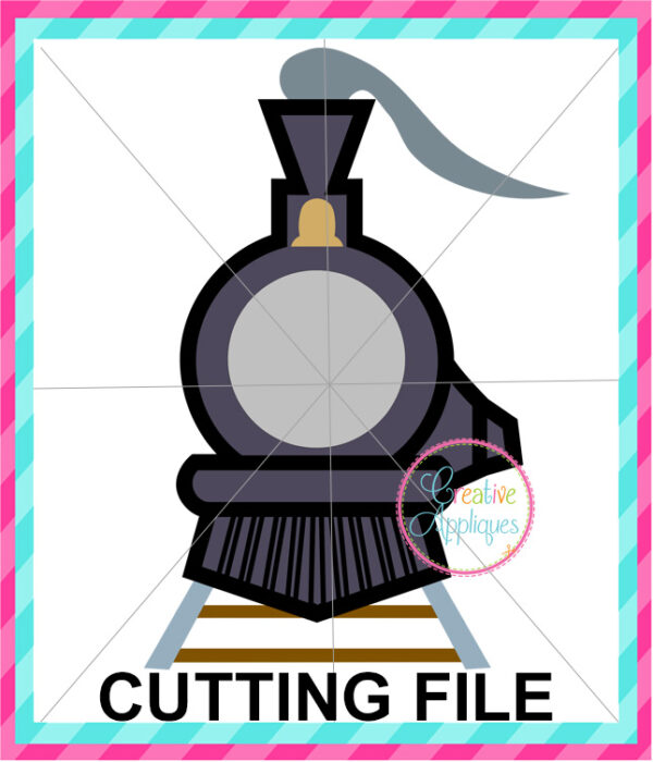 Monogram Train Cutting File