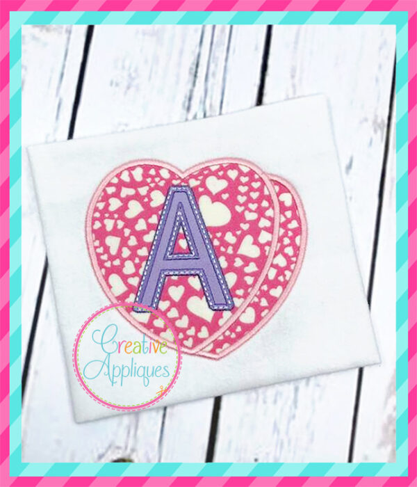 Candy Heart Alphabet Applique - Image 6