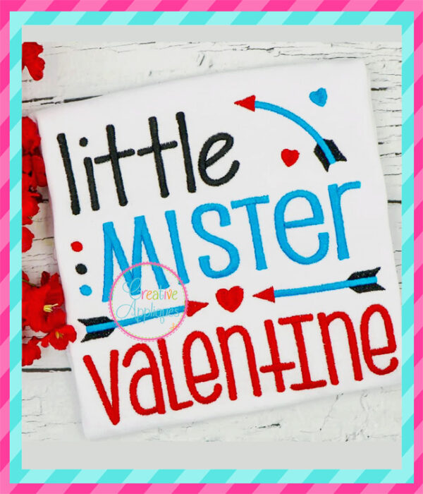 Little Mister Valentine Embroidery