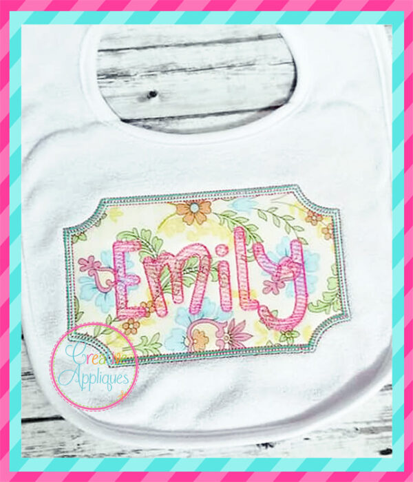 Emily Applique Frame - Image 3