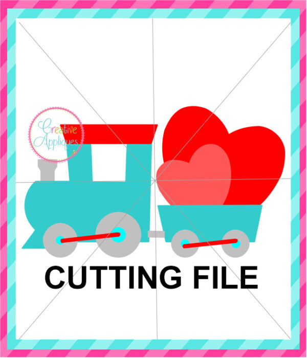 Valentine Train Cutting File