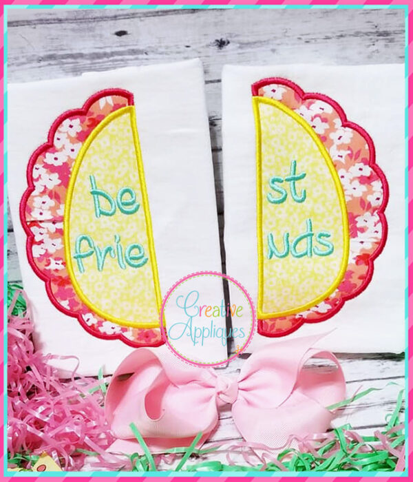 Best Friends Easter Eggs Applique - Image 3