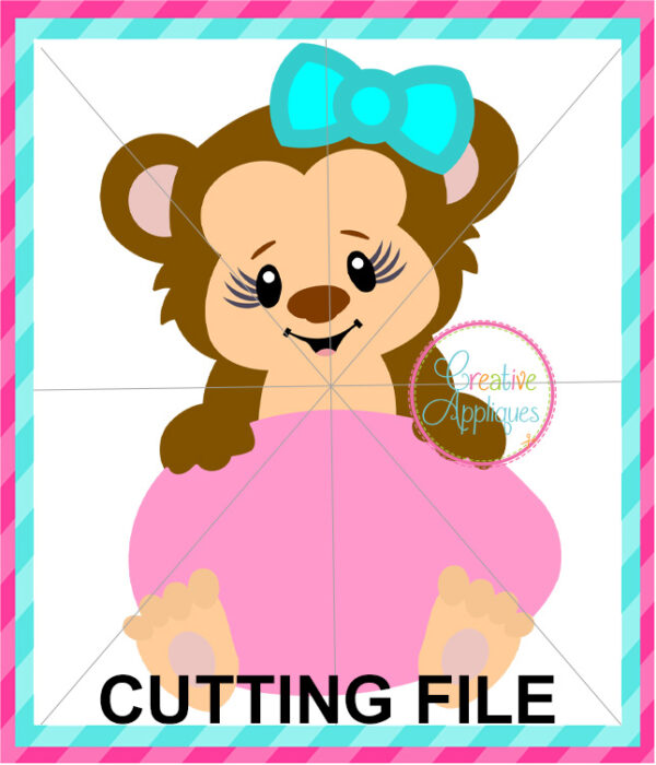 Girl Monkey Egg Cutting File