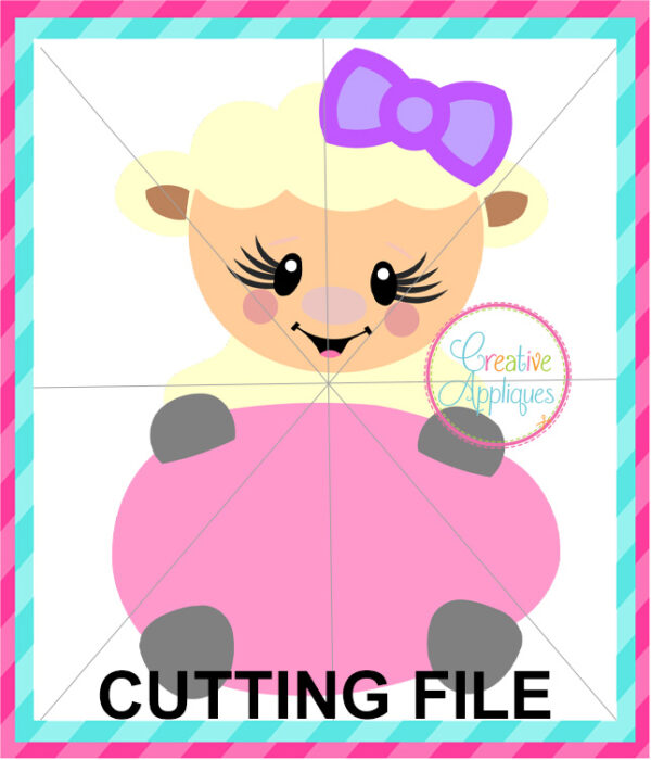 Girl Lamb Egg Cutting File