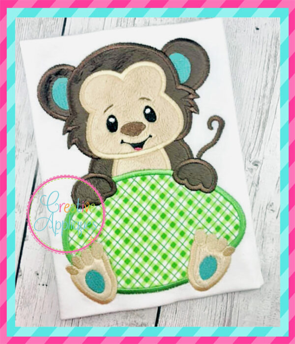 Monkey Egg Applique