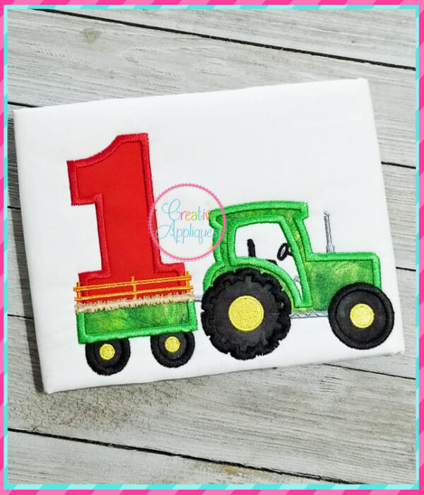 Tractor 1 Applique