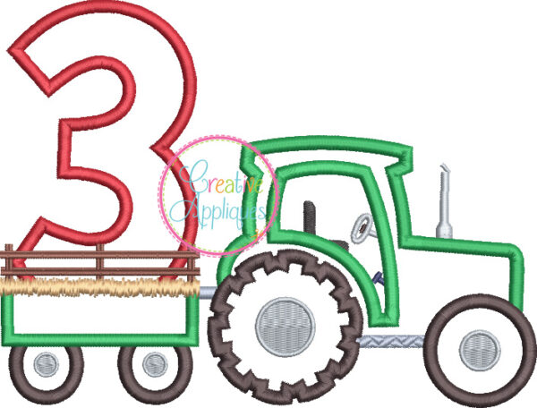 Tractor 3 Applique - Image 2