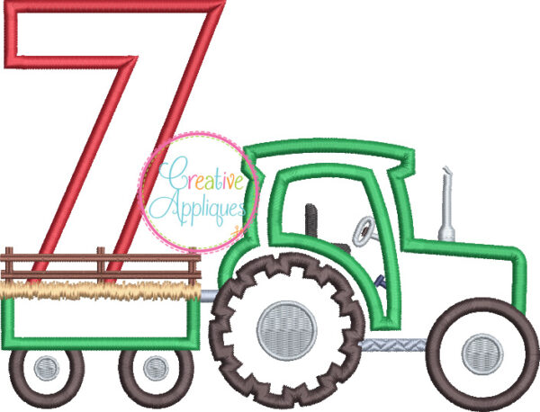 Tractor 7 Applique - Image 2