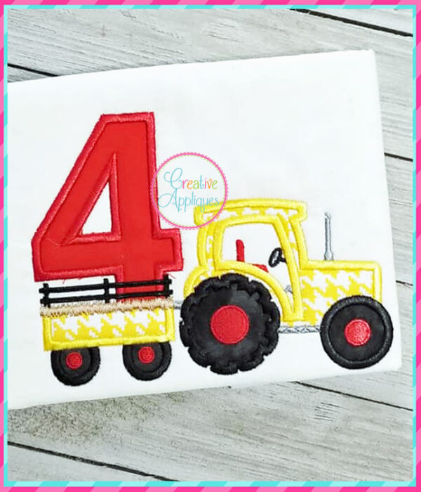 Tractor 4 Applique