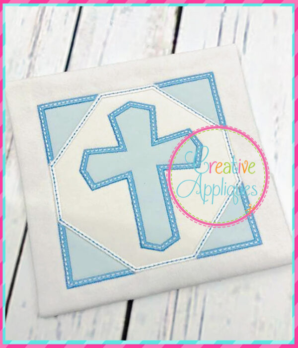 Cross Square Applique - Image 2