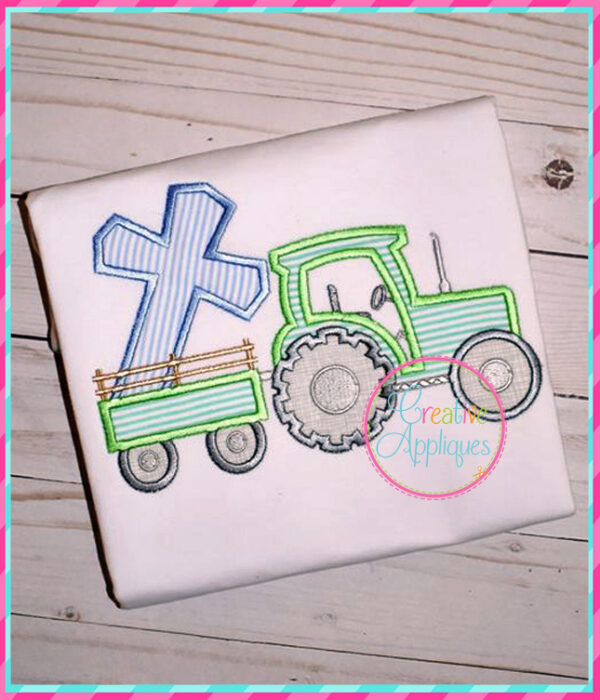 Tractor Cross Applique - Image 4