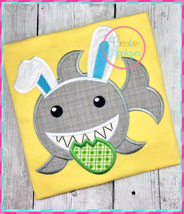 Easter Shark Applique