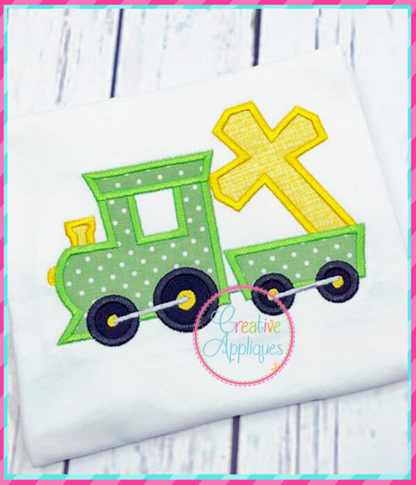 Train Cross Applique - Image 3