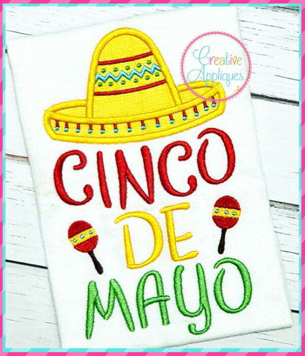 Cinco de Mayo Applique